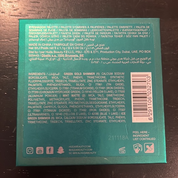 Hudabeauty emerald obsessions - Picture 2 of 3